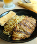 Spaghetti with grilled Chicken